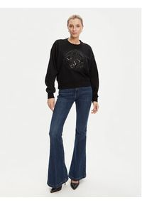 Guess Bluza W5YQ07 KB681 Czarny Regular Fit. Kolor: czarny. Materiał: bawełna