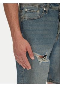 Jack & Jones - Jack&Jones Szorty jeansowe Alex 12274957 Niebieski Loose Fit. Kolor: niebieski. Materiał: bawełna