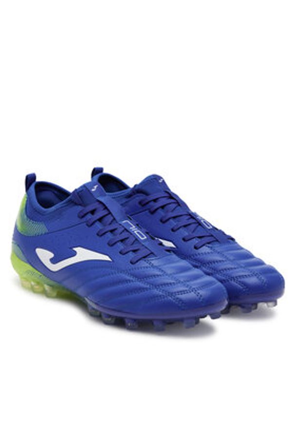 Joma Buty do piłki nożnej Numero-10 2504 N10S2504AG Niebieski. Kolor: niebieski. Materiał: skóra