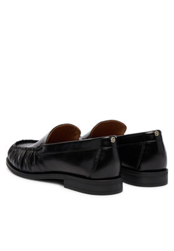 BOSS Lordsy Lycia 50557685 Czarny. Kolor: czarny. Materiał: skóra