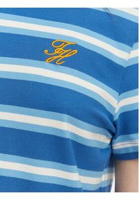 TOMMY HILFIGER - Tommy Hilfiger T-Shirt Logo Embroidery WW0WW48699 Niebieski Regular Fit. Kolor: niebieski. Materiał: bawełna #3