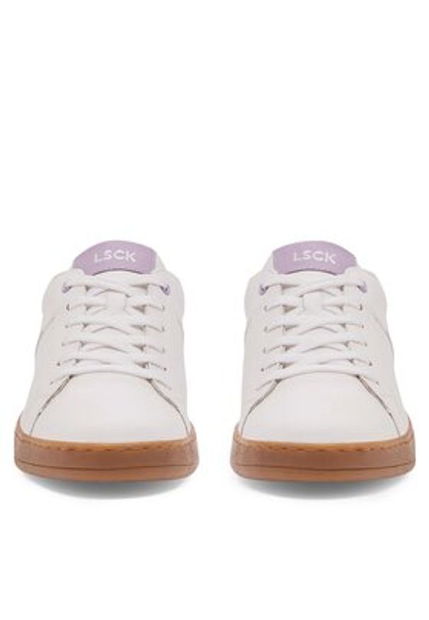 Lasocki Sneakersy DELECTA WI16-DELECTA-01 Biały. Kolor: biały. Materiał: skóra