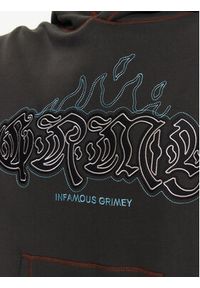 Grimey Bluza GCH562 Czarny Regular Fit. Kolor: czarny. Materiał: syntetyk #5