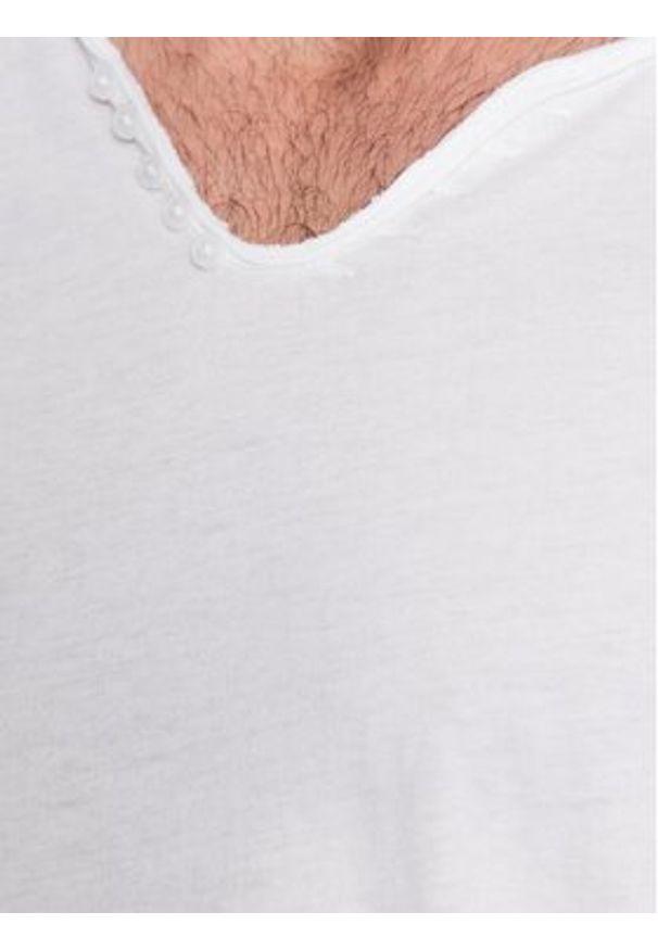Zadig&Voltaire Longsleeve Monastir Guitare JMTN00227 Biały Regular Fit. Kolor: biały. Materiał: bawełna. Długość rękawa: długi rękaw