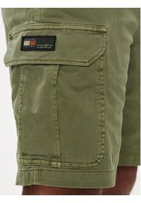 Tommy Jeans Szorty materiałowe Ethan DM0DM18809 Zielony Regular Fit. Kolor: zielony. Materiał: bawełna #2