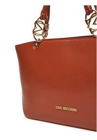 Love Moschino - LOVE MOSCHINO Torebka JC4074PP1NLF0312 Brązowy. Kolor: brązowy. Materiał: skórzane #5