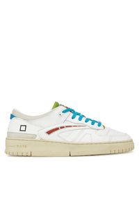 D.A.T.E. Sneakersy Torneo M421-T8-CO Biały. Kolor: biały. Materiał: skóra
