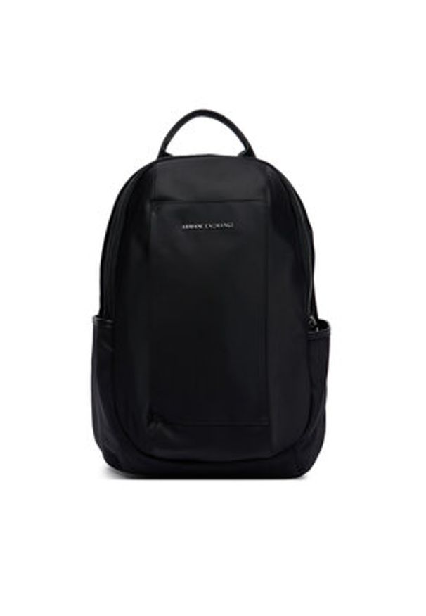 Armani Exchange Plecak XM002678 AF22858 Czarny. Kolor: czarny. Materiał: materiał
