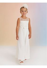 Abel & Lula Kombinezon 5232 Biały Regular Fit. Kolor: biały. Materiał: syntetyk #1