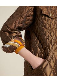 Luisa Spagnoli - LUISA SPAGNOLI - Brązowa kurtka puchowa Salice. Kolor: brązowy. Materiał: puch #2