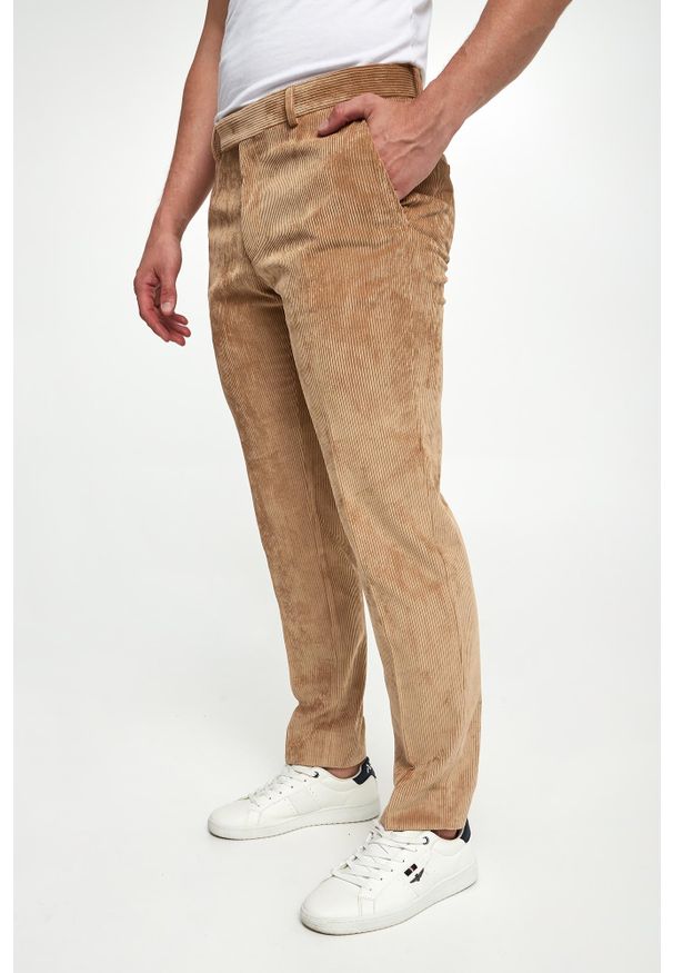 Karl Lagerfeld - Spodnie męskie sztruksowe KARL LAGERFELD. Materiał: sztruks