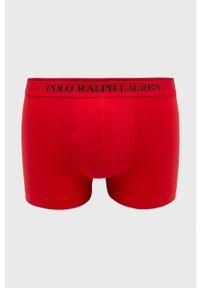 Polo Ralph Lauren - Bokserki (3-pack). Kolor: czerwony. Materiał: bawełna, dzianina, elastan. Wzór: gładki #1