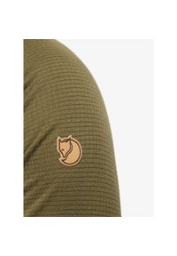 Fjällräven - Bluza polarowa męska Fjallraven Abisko Lite Fleece Half Zip. Kolor: zielony. Materiał: polar