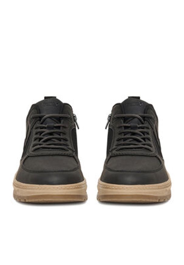 Rieker Sneakersy 37004-00 Czarny. Kolor: czarny. Materiał: materiał, syntetyk