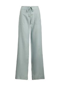 Lauren Ralph Lauren - LAUREN RALPH LAUREN Spodnie materiałowe 200735136021 Błękitny Regular Fit. Kolor: niebieski. Materiał: len