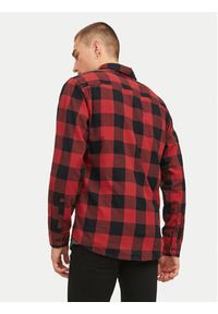 Jack & Jones - Jack&Jones Koszula Gingham 12181602 Czerwony Slim Fit. Kolor: czerwony. Materiał: bawełna