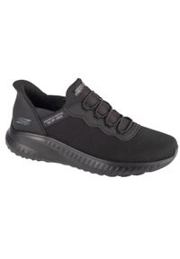 skechers - Buty treningowe męskie Skechers 118300BBK. Zapięcie: bez zapięcia. Kolor: czarny. Materiał: tkanina, materiał, syntetyk. Szerokość cholewki: normalna