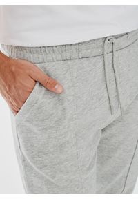 Pako Lorente - Dzianinowe spodnie dresowe w szarym kolorze. Okazja: na co dzień. Kolor: szary. Materiał: dresówka, dzianina. Wzór: gładki. Styl: casual #6