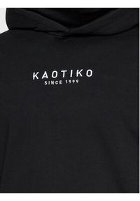 Kaotiko Bluza Royal Green Walker AL009-01-G002 Czarny Relaxed Fit. Kolor: czarny. Materiał: bawełna #2