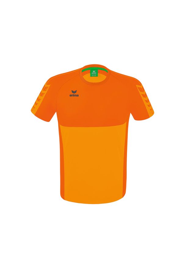 ERIMA - Jersey Erima Six Wings. Kolor: wielokolorowy, żółty, pomarańczowy. Materiał: jersey. Sport: piłka nożna