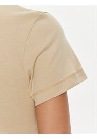 Calvin Klein Jeans T-Shirt Monologo J20J223563 Beżowy Slim Fit. Kolor: beżowy. Materiał: bawełna #4