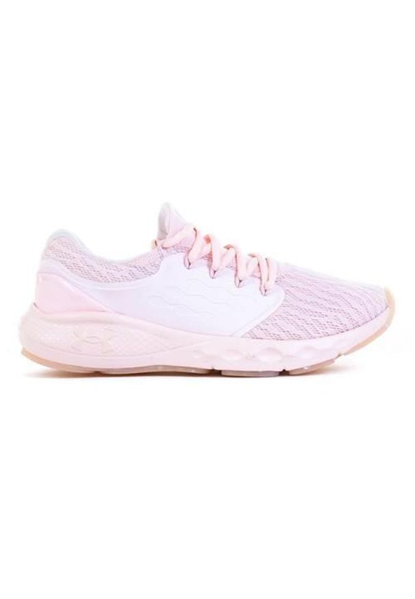 Buty do biegania damskie Under Armour Charged Vantage. Zapięcie: sznurówki. Kolor: różowy. Materiał: guma, materiał, tkanina, syntetyk. Szerokość cholewki: normalna