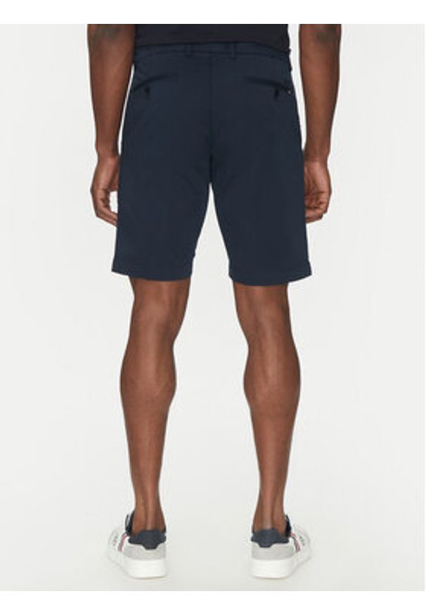 Hechter Paris Szorty materiałowe 26664 151365 Granatowy Regular Fit. Kolor: niebieski. Materiał: bawełna