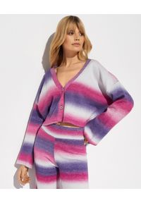 BEACH RIOT CALIFORNIA - Różowy sweter Judith. Kolor: różowy, wielokolorowy, fioletowy. Materiał: materiał. Długość rękawa: długi rękaw. Długość: długie