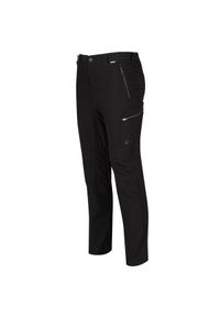 Regatta - Spodnie trekkingowe męskie Highton. Kolor: czarny. Sezon: lato. Sport: turystyka piesza #1