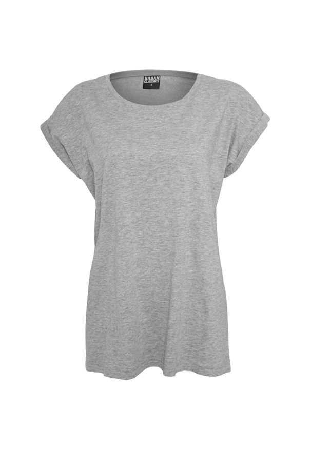 Urban Classics - Koszulka Damska Z Rozszerzonym Ramieniem. Kolor: szary