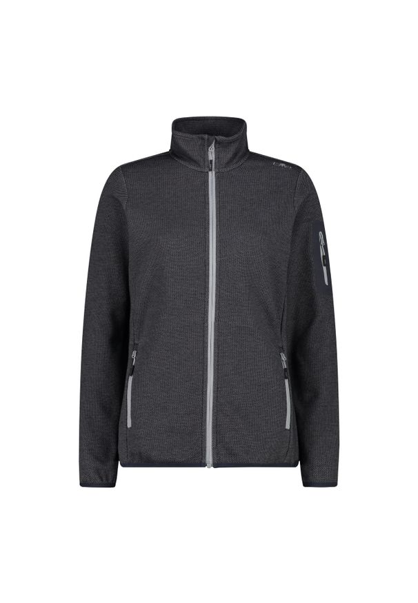 Bluza damska turystyczna CMP 34H6386. Okazja: na co dzień. Kolor: szary. Styl: casual, sportowy. Sport: turystyka piesza