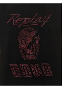 Replay T-Shirt M6761.000.23608P Czarny Regular Fit. Kolor: czarny. Materiał: bawełna #4