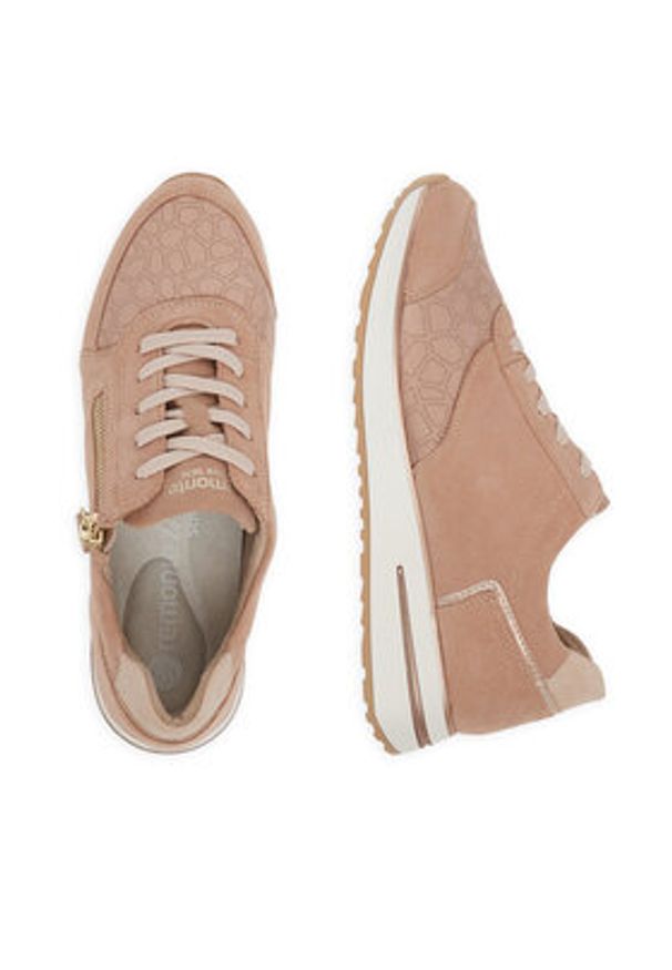 Remonte Sneakersy D1G10-31 Różowy. Kolor: różowy. Materiał: materiał