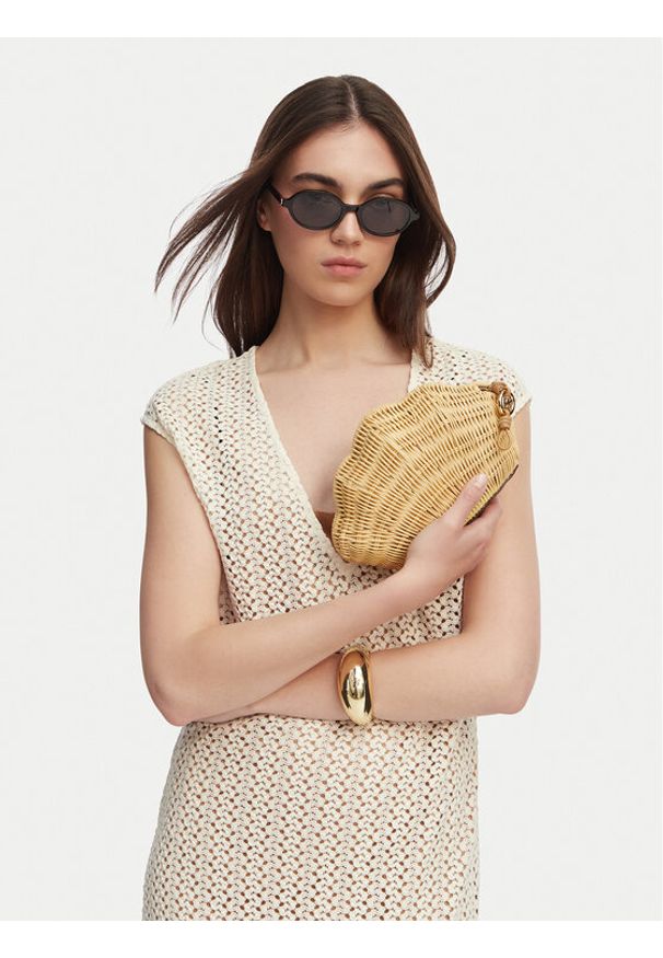 MICHAEL Michael Kors Torebka Shelly 30S6G16C5W Beżowy. Kolor: beżowy