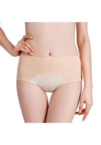 Intica - Szorty menstruacyjne chłonne i oddychające dla aktywnych kobiet Sheeree. Kolor: beżowy. Materiał: materiał #3