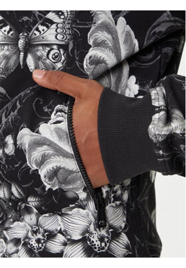 Versace Jeans Couture Bluza 79GAI30C FS206 Czarny Regular Fit. Kolor: czarny. Materiał: bawełna