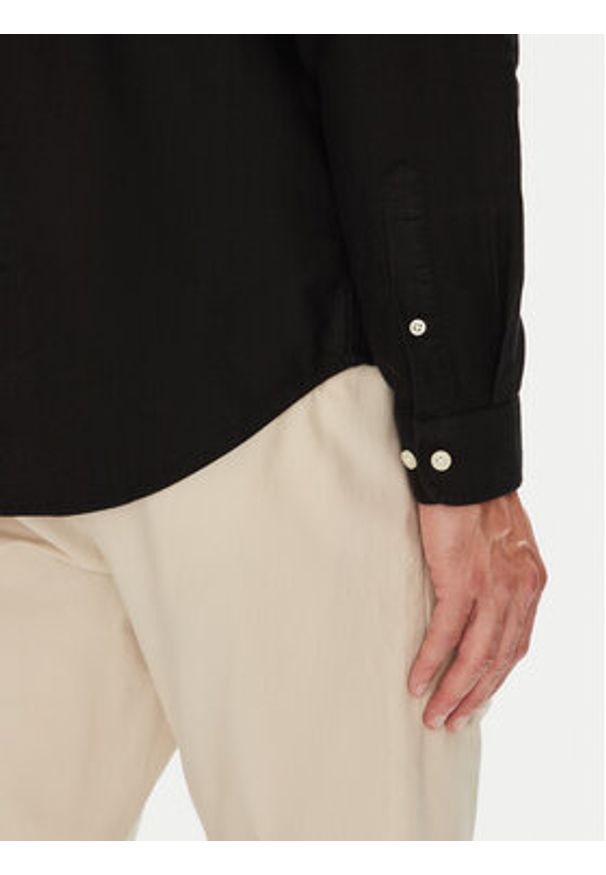 U.S. Polo Assn. Koszula MUP3247 Czarny Slim Fit. Typ kołnierza: polo. Kolor: czarny. Materiał: bawełna