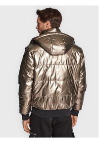 Karl Lagerfeld - KARL LAGERFELD Kurtka puchowa Blouson 505003 524505 Złoty Regular Fit. Typ kołnierza: dekolt w karo. Kolor: złoty. Materiał: puch, syntetyk #2