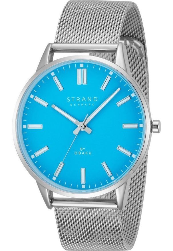 Zegarek męski Strand S747GXCMMC srebrny. Kolor: srebrny