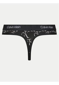 Calvin Klein Underwear Stringi 000QF7221E Czarny. Kolor: czarny. Materiał: bawełna #5