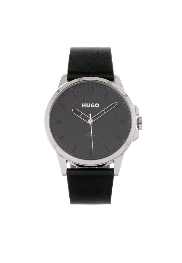 Hugo Zegarek First 1530188 Czarny. Kolor: czarny