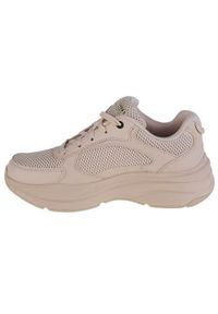 skechers - Buty do chodzenia damskie Skechers Street Twisterz Lighten Up. Zapięcie: sznurówki. Kolor: beżowy, wielokolorowy. Materiał: syntetyk, tkanina, materiał. Szerokość cholewki: normalna. Sport: turystyka piesza
