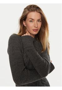Guess Sukienka dzianinowa Serena W4BK17 Z3HW0 Szary Regular Fit. Kolor: szary. Materiał: syntetyk #4