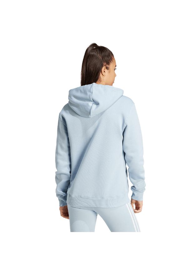 Adidas - Bluza damska adidas Essentials Big Logo Regular Fleece Hoodie. Kolor: niebieski, wielokolorowy, biały. Materiał: dresówka