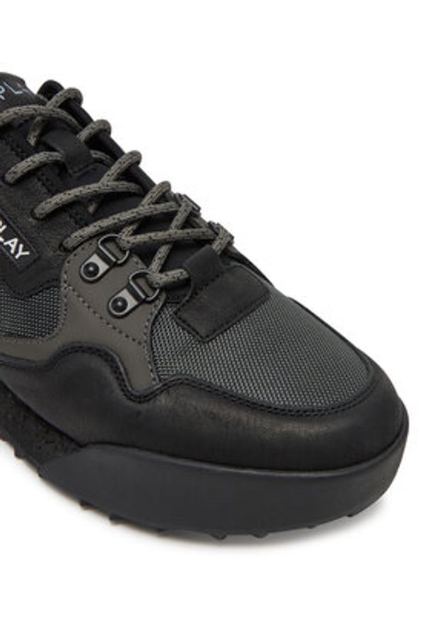 Replay - REPLAY Sneakersy GMS1P .000.C0059L Czarny. Kolor: czarny. Materiał: skóra
