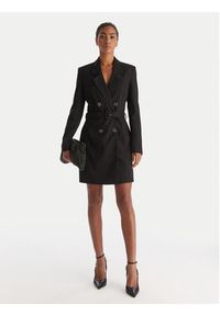 Guess Marynarka W5BK54 W2422 Czarny Regular Fit. Kolor: czarny. Materiał: syntetyk #3
