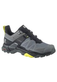 salomon - Buty do chodzenia męskie Salomon X Ultra 4 Gtx. Zapięcie: bez zapięcia. Kolor: szary, wielokolorowy. Materiał: guma, syntetyk, tkanina, materiał. Szerokość cholewki: normalna. Sport: turystyka piesza