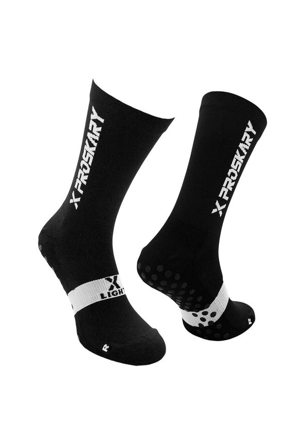 PROSKARY - Skarpety sportowe antypoślizgowe Proskary X-Light. Kolor: czarny, wielokolorowy, biały. Materiał: materiał. Sport: piłka nożna