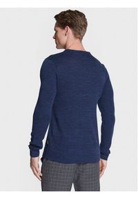 Blend Sweter 20714834 Granatowy Regular Fit. Kolor: niebieski. Materiał: syntetyk #5