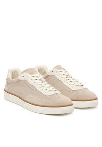 TOMMY HILFIGER - Tommy Hilfiger Sneakersy Lo Lux FM0FM05882 Beżowy jasny. Kolor: beżowy. Materiał: skóra, zamsz #2